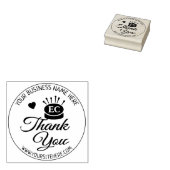 Tampons Encreurs Merci de couture artisanal moderne (Tamponné)