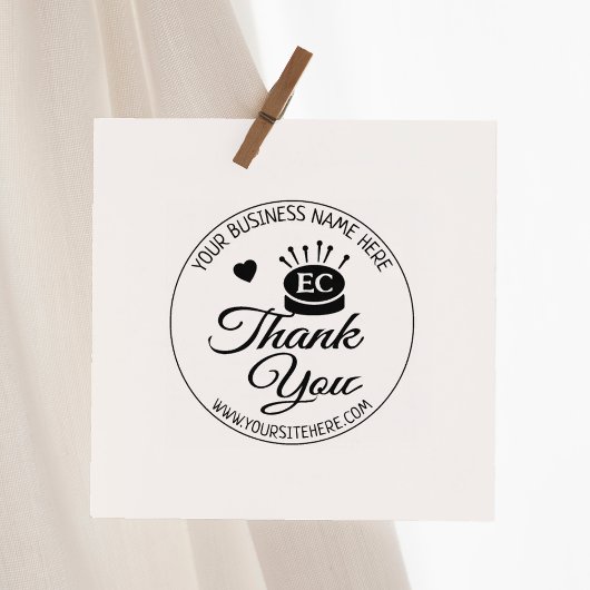 Tampons Encreurs Merci de couture artisanal moderne