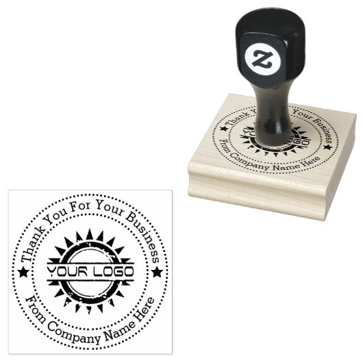 Tampons Encreurs Merci de logo professionnel (Tamponné)