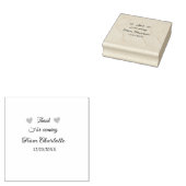 Tampons Encreurs merci de venir ajouter un message texte (Tamponné)