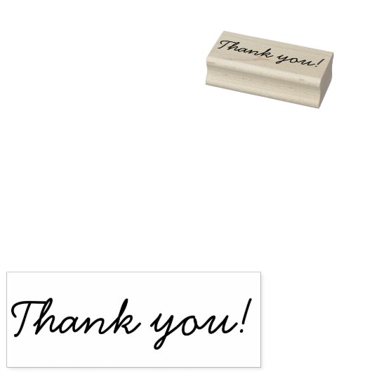 Tampons Encreurs Merci d'écriture (Tamponné)