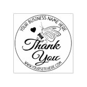 Tampons Encreurs Merci d'entreprise de couture de papillon (Impression)