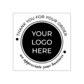 Tampons Encreurs Merci D'Entreprise Pour Votre Commande (Impression)