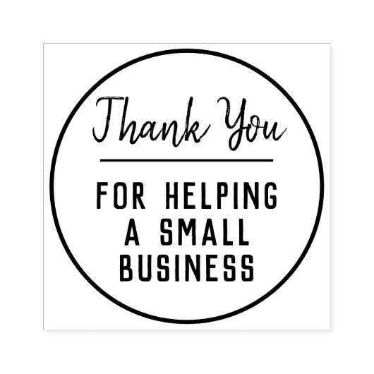 Tampons Encreurs Merci des petites entreprises (Impression)