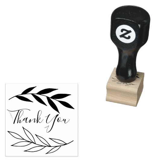 Tampons Encreurs Merci feuillu (Tamponné)
