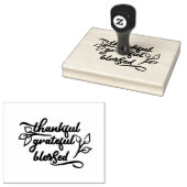 Tampons Encreurs Merci, Grâces, Béni | Timbre d'artisanat (Tamponné)