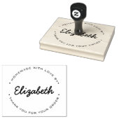 Tampons Encreurs Merci maison personnalisé pour votre commande (Tamponné)