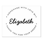 Tampons Encreurs Merci maison personnalisé pour votre commande (Impression)