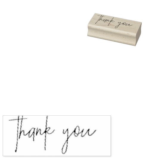 Tampons Encreurs Merci manuscrit (Tamponné)