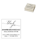 Tampons Encreurs Merci nom de petite entreprise (Tamponné)