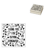 Tampons Encreurs Merci pour l'achat fait main, Motif (Tamponné)