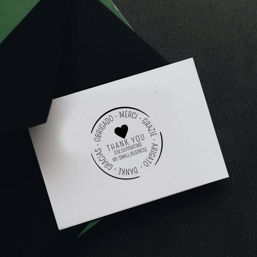 Tampons Encreurs Merci pour le support des entreprises, Multilingua