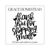 Tampons Encreurs Merci pour soutenir les petites entreprises Ajoute (Impression)