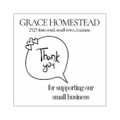 Tampons Encreurs Merci pour soutenir les petites entreprises Ajoute (Impression)