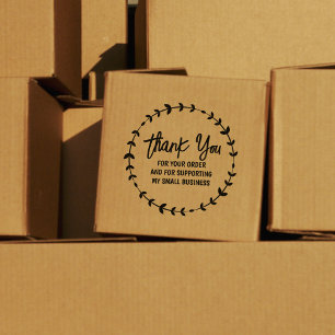 Tampons Encreurs Merci pour soutenir ma petite entreprise,