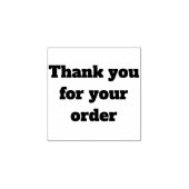 Tampons Encreurs Merci pour votre commande (Impression)