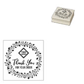 Tampons Encreurs Merci pour votre commande (faites votre propre com (Tamponné)