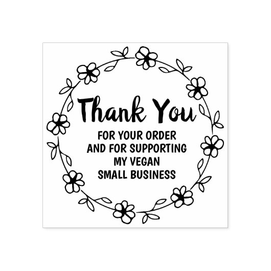 Tampons Encreurs Merci pour votre commande, Small Business, (Impression)