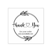 Tampons Encreurs Merci Pour Votre Commande Timbre En Caoutchouc Lau (Impression)