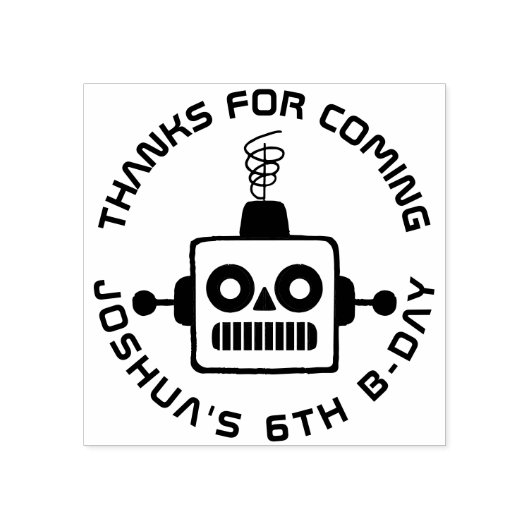 Tampons Encreurs Merci robotique pour jouets anciens (Impression)