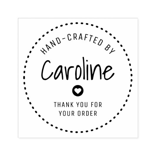 Tampons Encreurs merci script fait main (Impression)