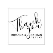 Tampons Encreurs "Merci" Script moderne Mariage Faveur (Impression)