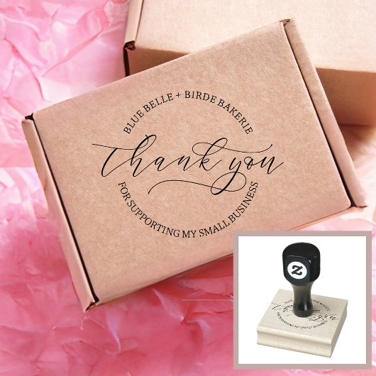 Tampons Encreurs Merci Script Produits cuits boulangerie affaires