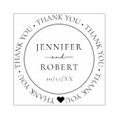 Tampons Encreurs Merci simple et élégant  Mariage (Impression)