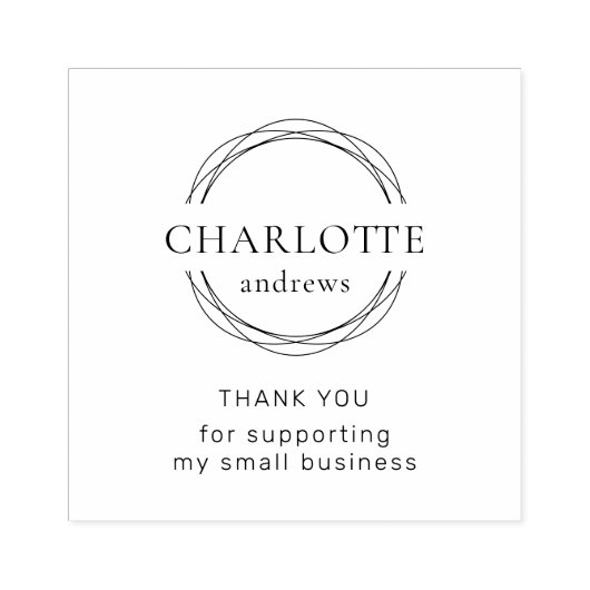 Tampons Encreurs MERCI! Timbre d'art circulaire (Impression)