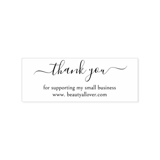 Tampons Encreurs Merci! Timbre en caoutchouc manuscrit (Impression)