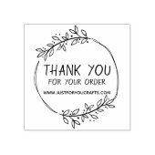 Tampons Encreurs Merci Vert Élégant Pour Votre Commande (Impression)