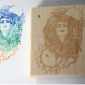 Tampons Encreurs Mère Terre la déesse mondiale du Tarot