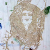 Tampons Encreurs Mère Terre la déesse mondiale du Tarot