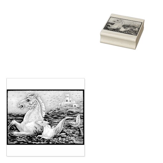 TAMPONS ENCREURS MERHORSE & BÉBÉ IMAGINAIRE EN CAOUTCHOUC (Tamponné)