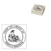 Tampons Encreurs Merman on Rocks Ex Libris Boplate Library Book (Tamponné)