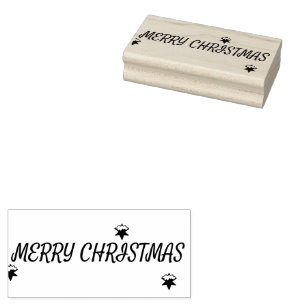 Tampons Encreurs Merry Christmas Rubber Stamp