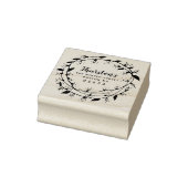 Tampons Encreurs Merry Wreath | Adresse de retour (Tampon)