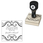 Tampons Encreurs Message de Merci du Mariage personnel Couple (Tamponné)