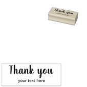 Tampons Encreurs Message de remerciement en écriture cursive classi (Tamponné)