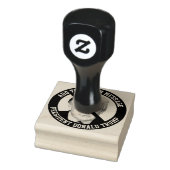 Tampons Encreurs MESSAGE PERSONNALISÉ No Donald Trump (Tampon)