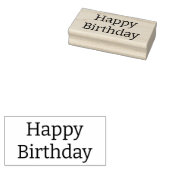 Tampons Encreurs Message personnalisé simple Joyeux Art du bois d'a (Tamponné)