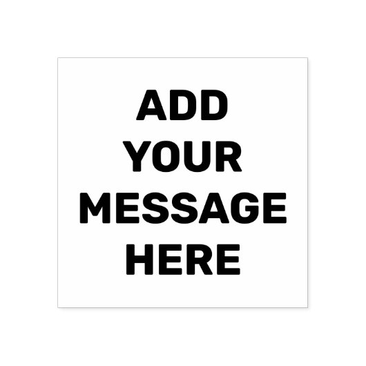 Tampons Encreurs Message personnel personnalisé Petite entreprise (Impression)