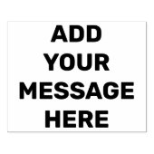 Tampons Encreurs Message personnel personnalisé Petite entreprise (Impression)