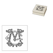 Tampons Encreurs MG Initiales GM Monogramme Mariage en caoutchouc d (Tamponné)