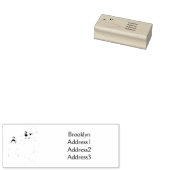 Tampons Encreurs Mignonne brebis avec blouson (Tamponné)