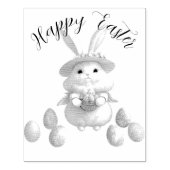 Tampons Encreurs Mignonne lapin de Pâques 01 (Impression)