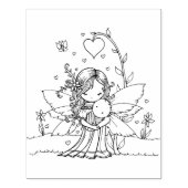 Tampons Encreurs Mignonne petite fée mère et bébé (Impression)