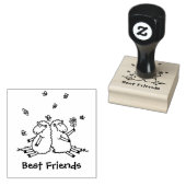 Tampons Encreurs Mignons amis moutons avec timbre de caricature pap (Tamponné)