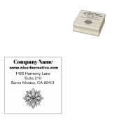 Tampons Encreurs Mindfulness Wellness Consultant Zen Lotus Turquois (Tamponné)