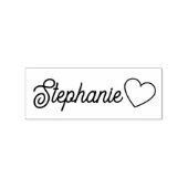 Tampons Encreurs Mini Moderne Cursive Nom Script Coeur (Impression)
